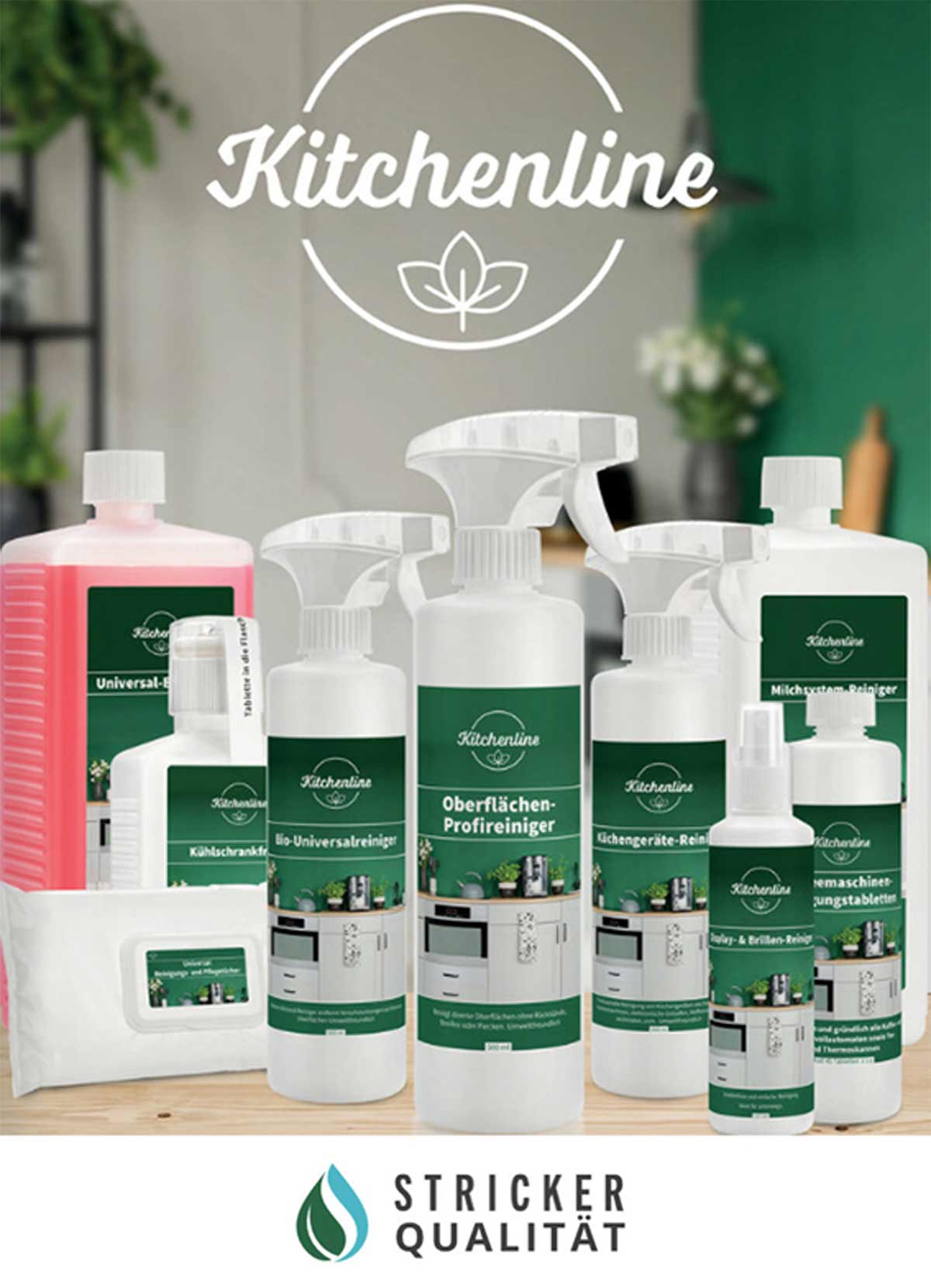 Stricker - Kitchenline Stricker Kitchenline - Hochwertige Pflegemittel für Haushalt und Büro
