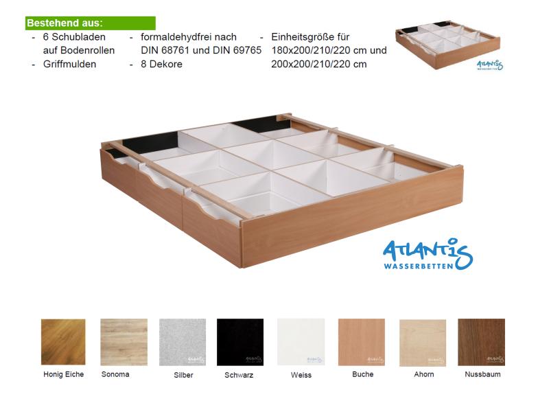 Preview: ATLANTIS - Schubladensockel Komfort Preview: ATLANTIS - Schubladensockel Komfort