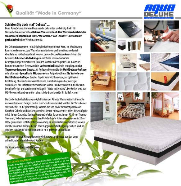Preview: Wasserbett Atlantis AquaDeLuxe Mono Preview: Wasserbetten-Centrum Werl - Wasserbett Mono